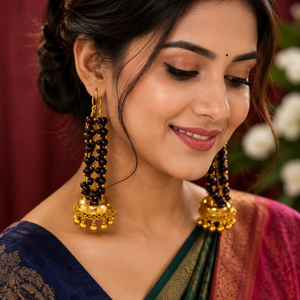 BLACK LARIYA EARRINGS