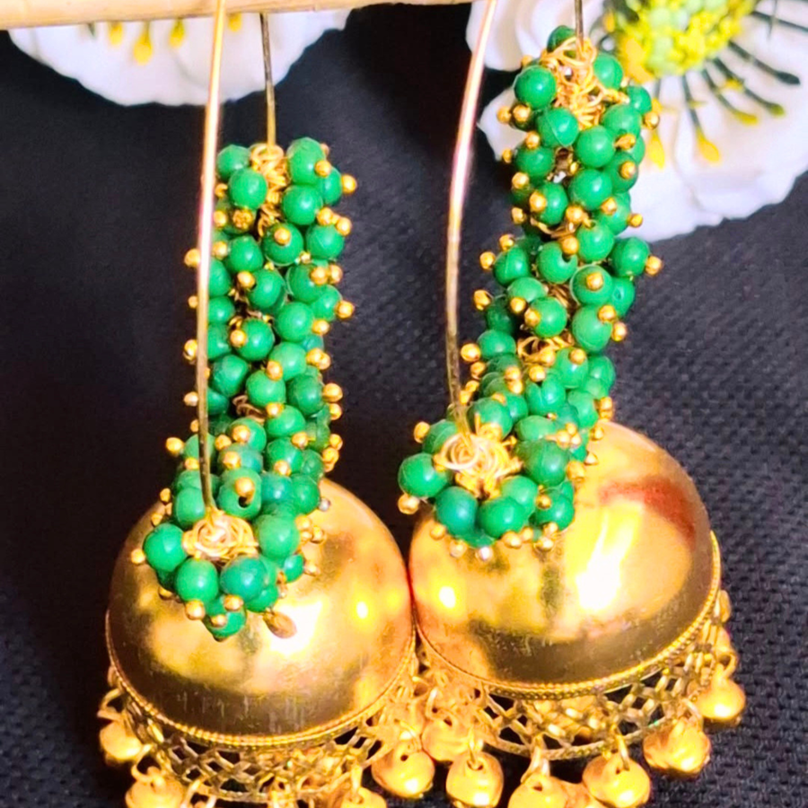 GREEN LARIYA EARRINGS