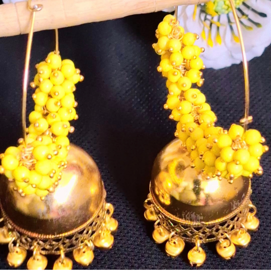 YELLOW LARIYA EARRINGS