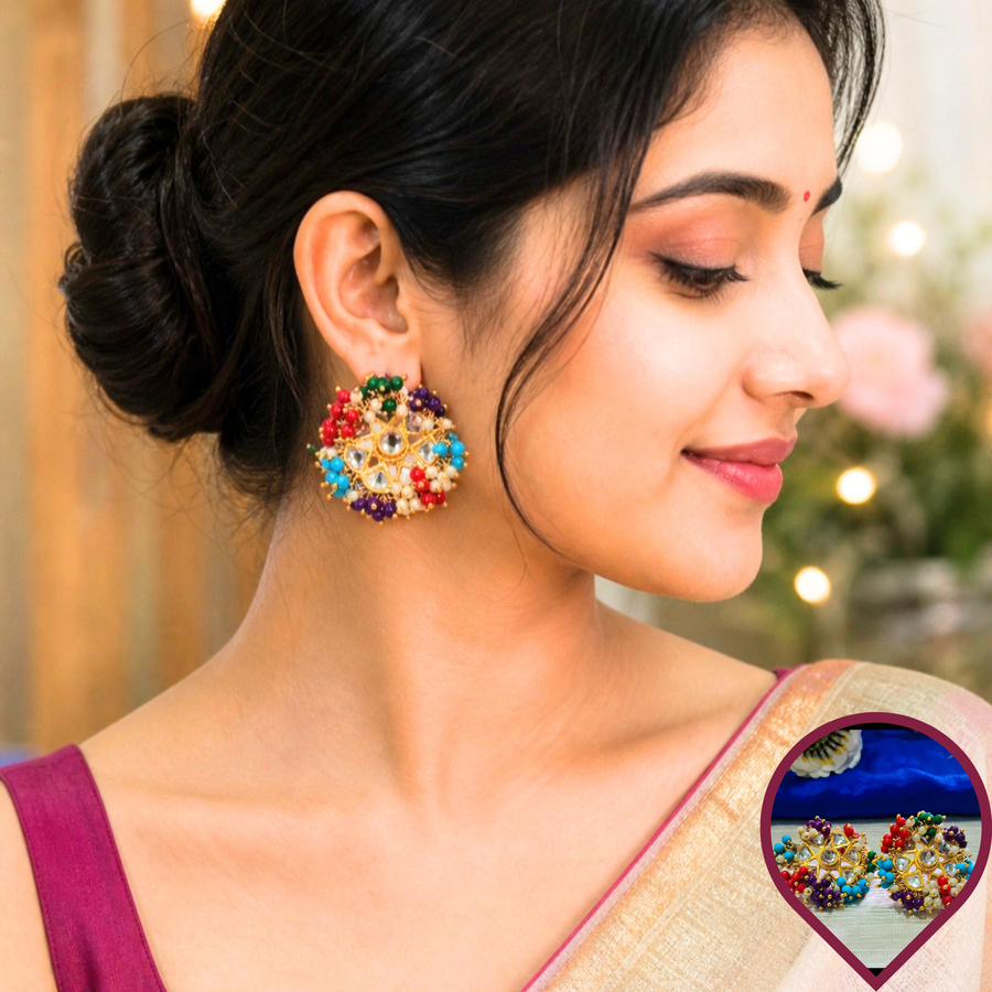 MULTI COLOUR LARIYA EARRINGS