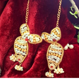 MOTI FISH EARCUFFS EARRINGS